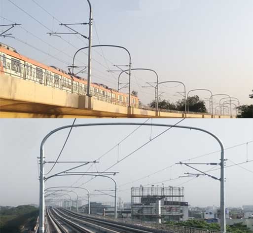 Railway & Metro over Head Line Structures